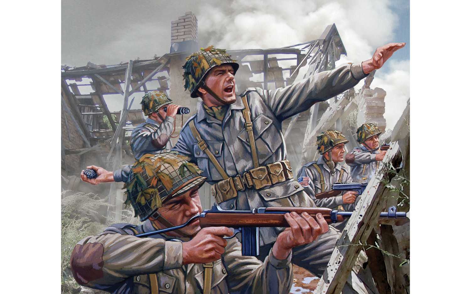 Classic Kit VINTAGE figurky A02711V - WWII U.S. Paratroops (1:32)