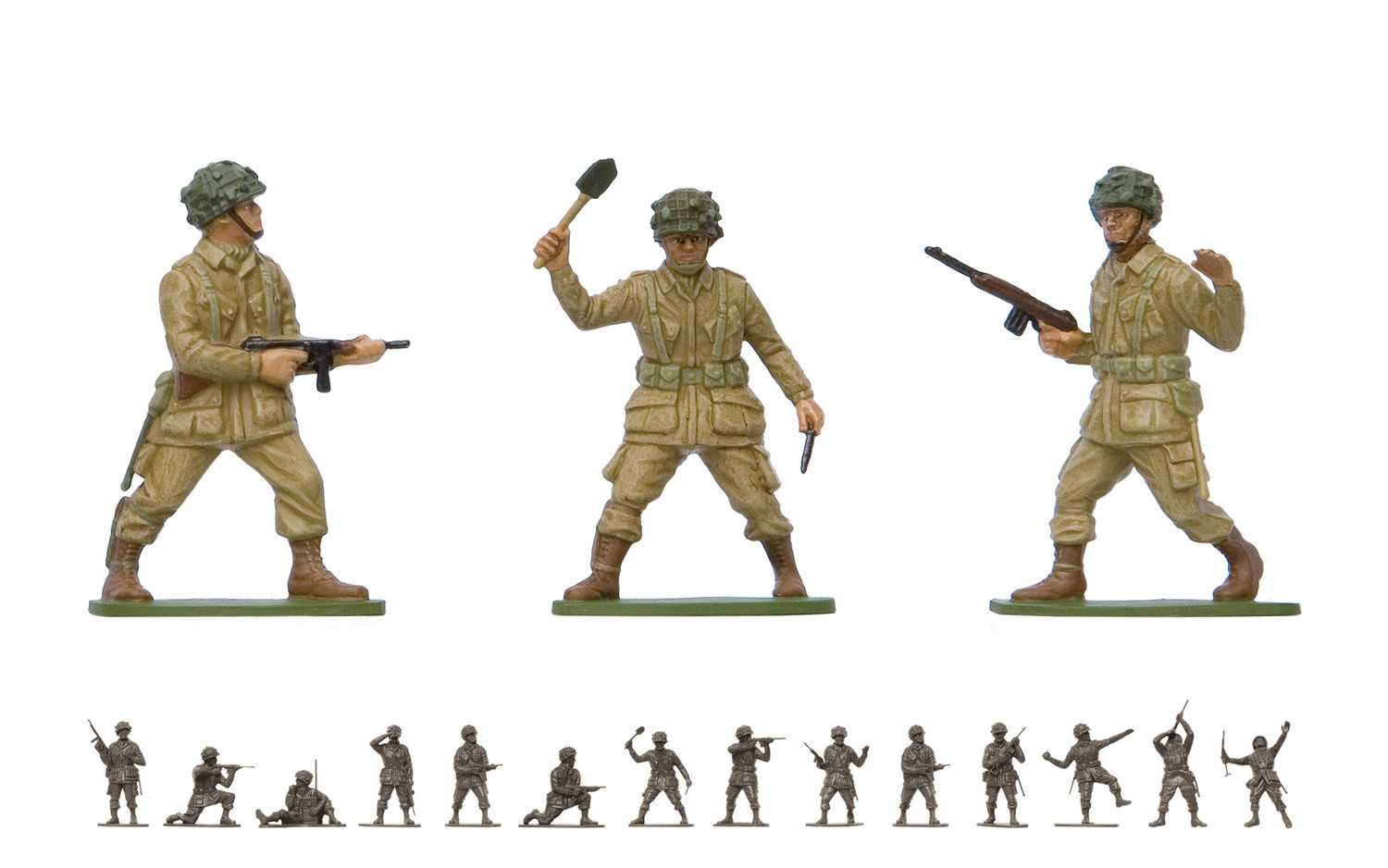 Classic Kit VINTAGE figurky A02711V - WWII U.S. Paratroops (1:32)