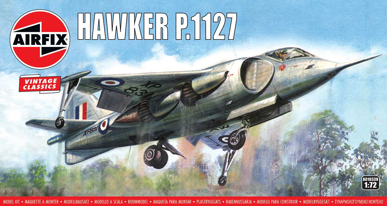 Classic Kit VINTAGE letadlo A01033V - Hawker P.1127 (1:72)