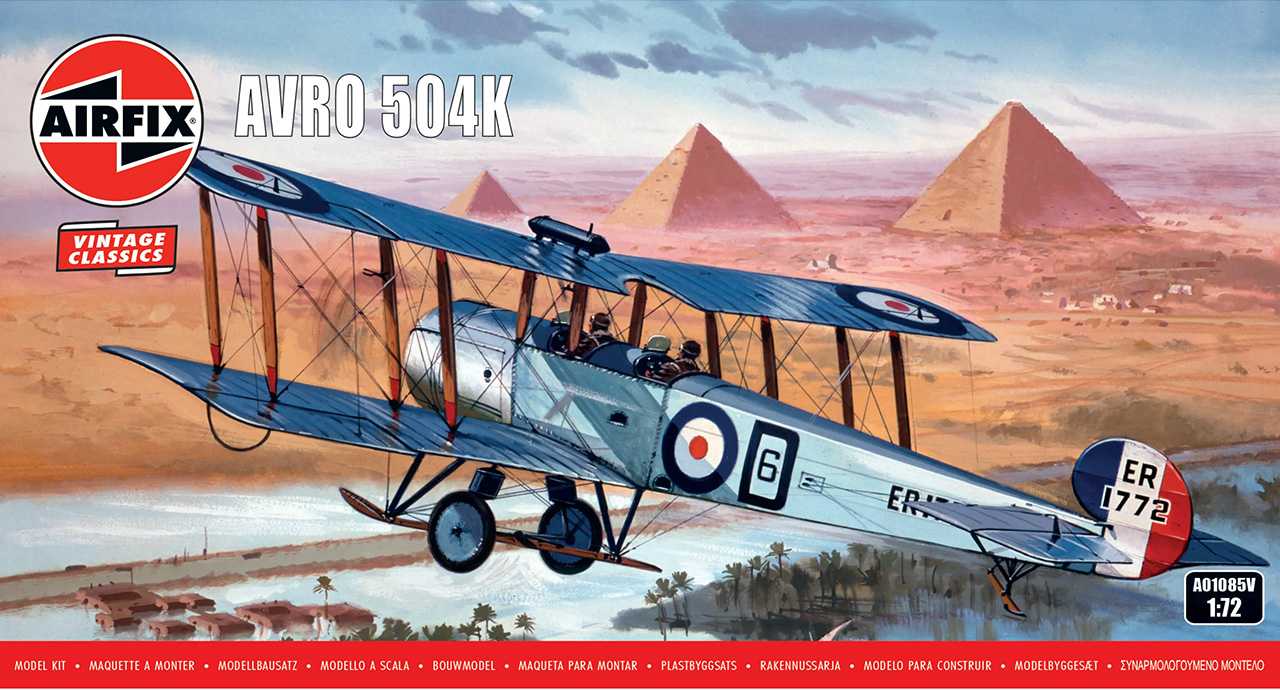 Classic Kit VINTAGE letadlo A01085V - Avro 504K (1:72)