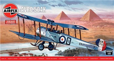 Classic Kit VINTAGE letadlo A01085V - Avro 504K (1:72)