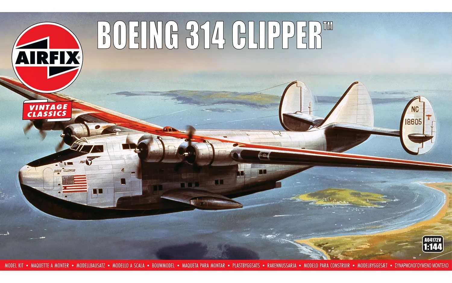 Classic Kit VINTAGE letadlo A04172V - Boeing 314 Clipper (1:144)