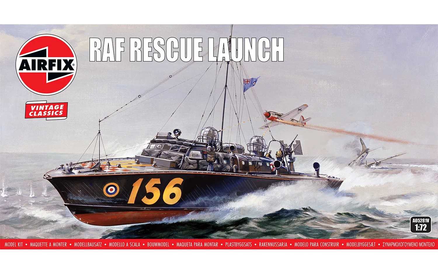 Classic Kit VINTAGE loď A05281V - RAF Rescue Launch (1:72)
