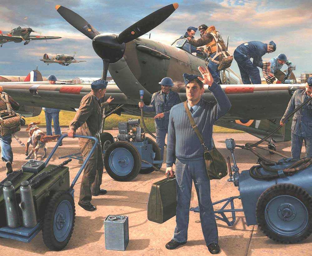 Classic Kit diorama A04702 - WWII RAF Ground Crew (1:48) - nová forma