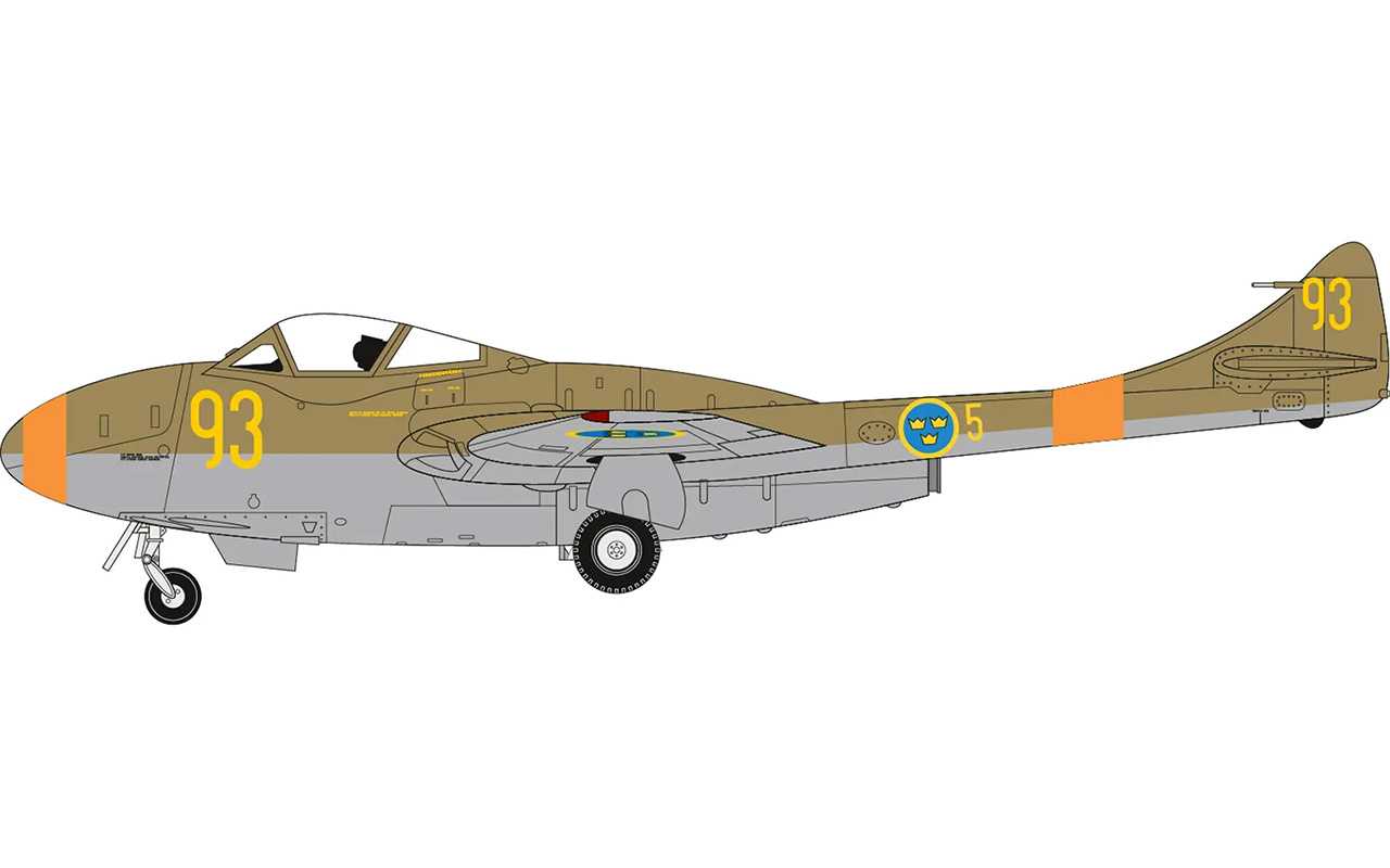 Classic Kit letadla A40004 - Swedish Air Force 100th Anniversary Set (Multi Pack) (1:72)
