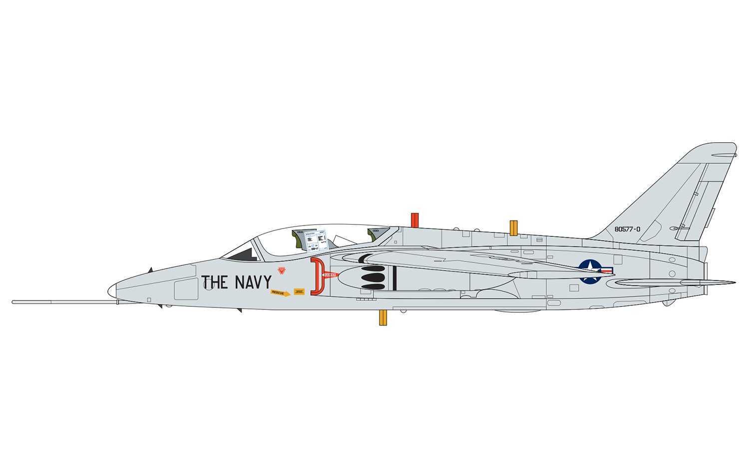 Classic Kit letadlo A02105 - Folland Gnat T.1 (1:72)
