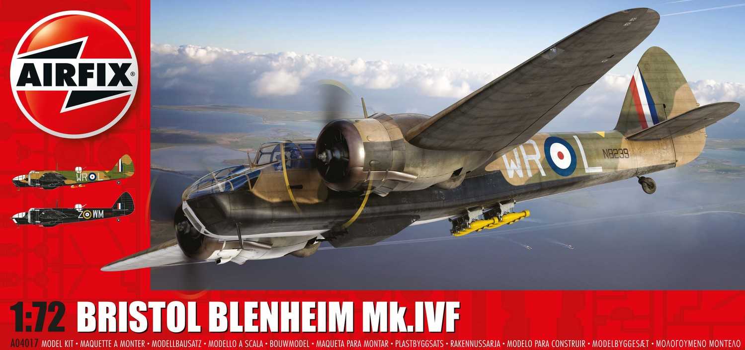 Classic Kit letadlo A04017 - Bristol Blenheim MkIV (Fighter) (1:72)
