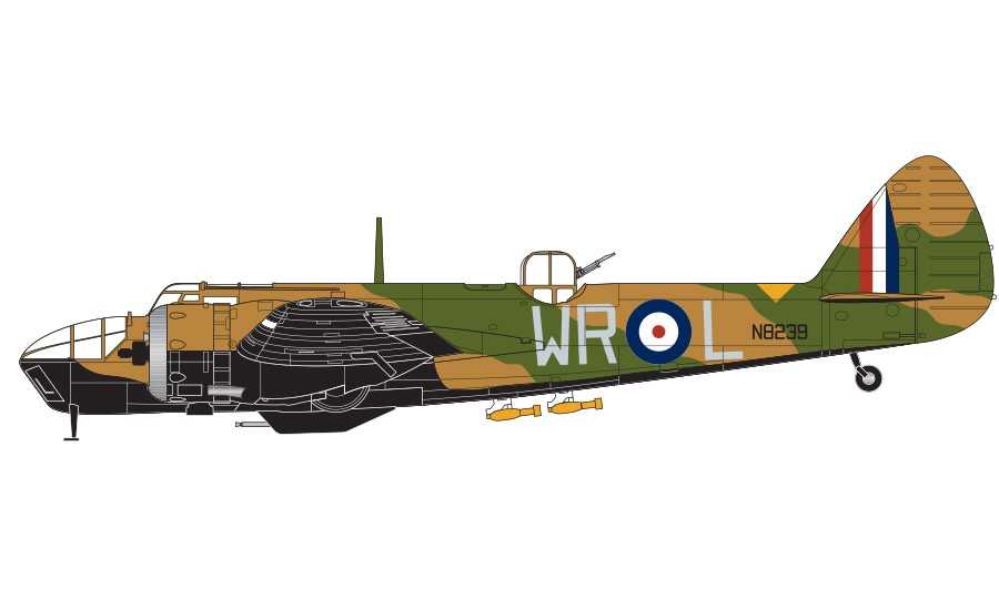 Classic Kit letadlo A04017 - Bristol Blenheim MkIV (Fighter) (1:72)