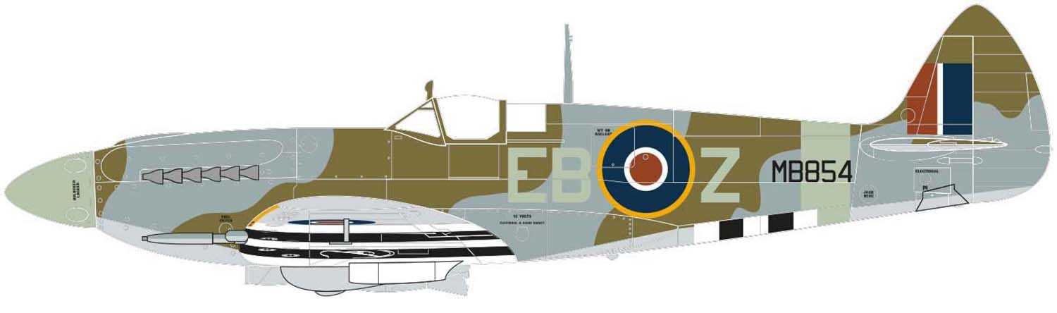 Classic Kit letadlo A05117A - Supermarine Spitfire Mk.XII (1:48)