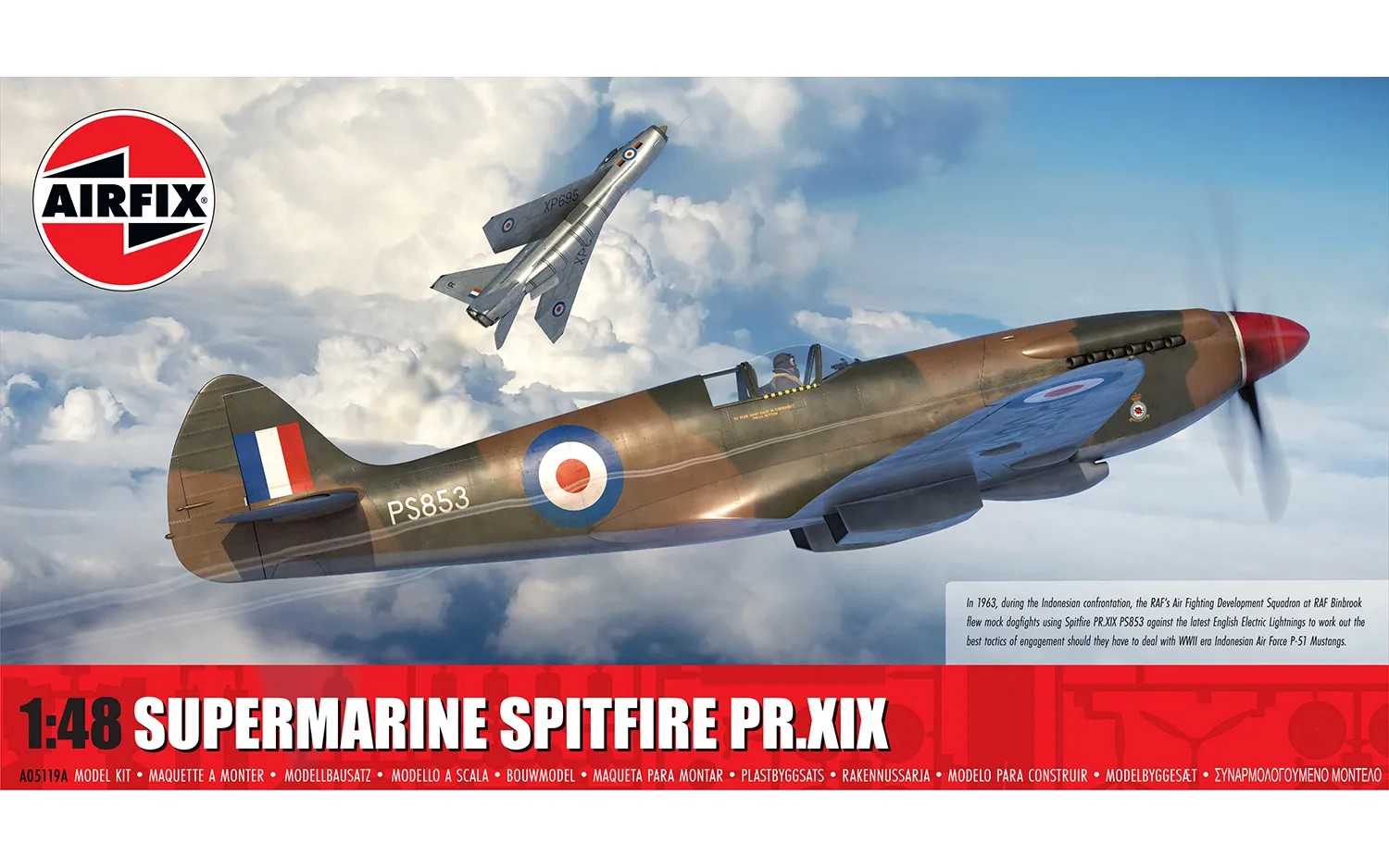 Classic Kit letadlo A05119A - Supermarine Spitfire PR.XIX (1:48)