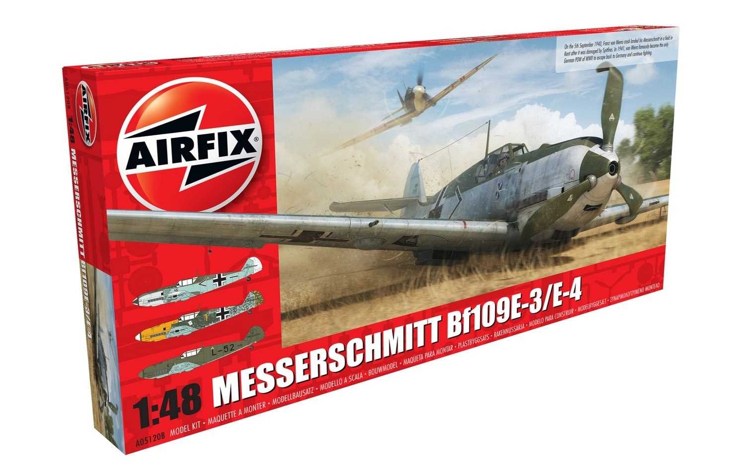 Classic Kit letadlo A05120B - Messerschmitt Bf109E-3/E-4 (1:48)