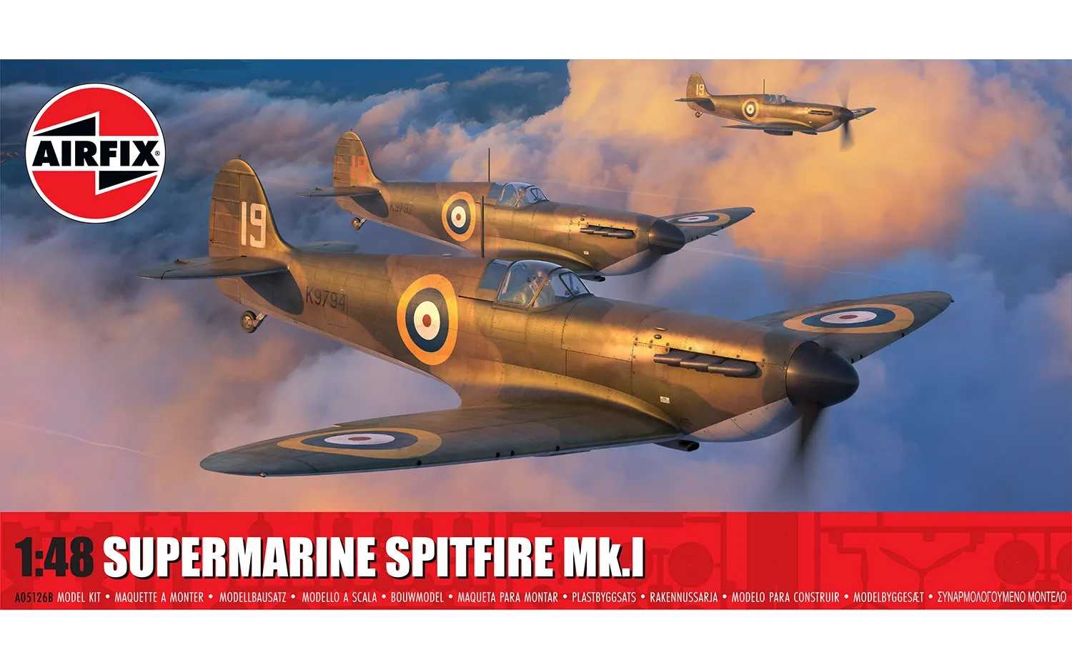 Classic Kit letadlo A05126B - Supermarine Spitfire Mk.I (1:48)