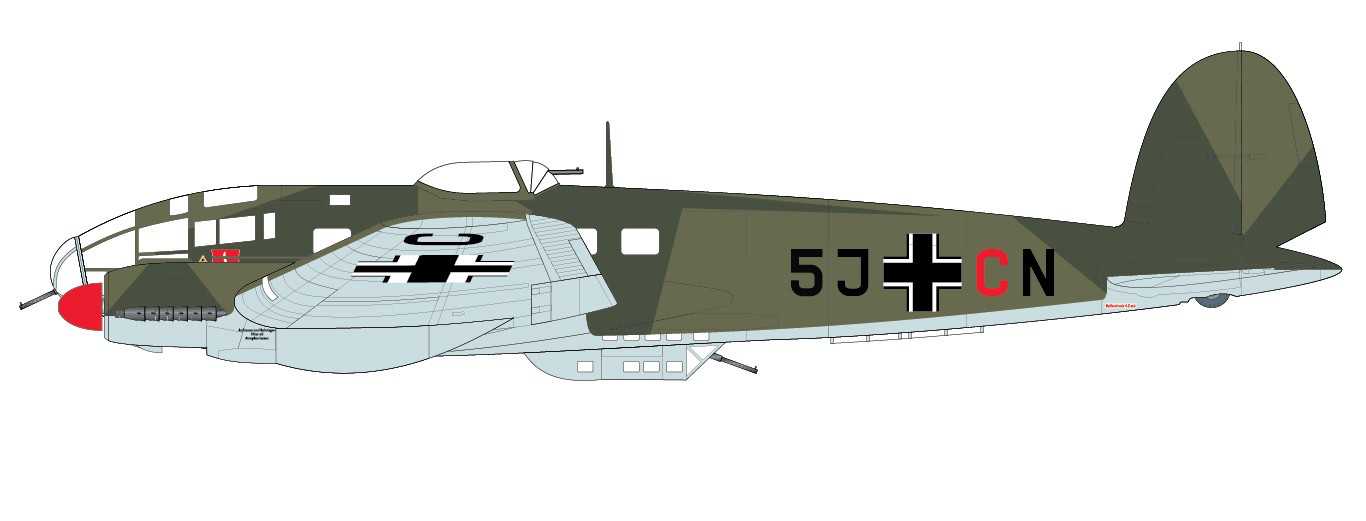 Classic Kit letadlo A06014 - Heinkel HEIII P2 (1:72) - nová forma