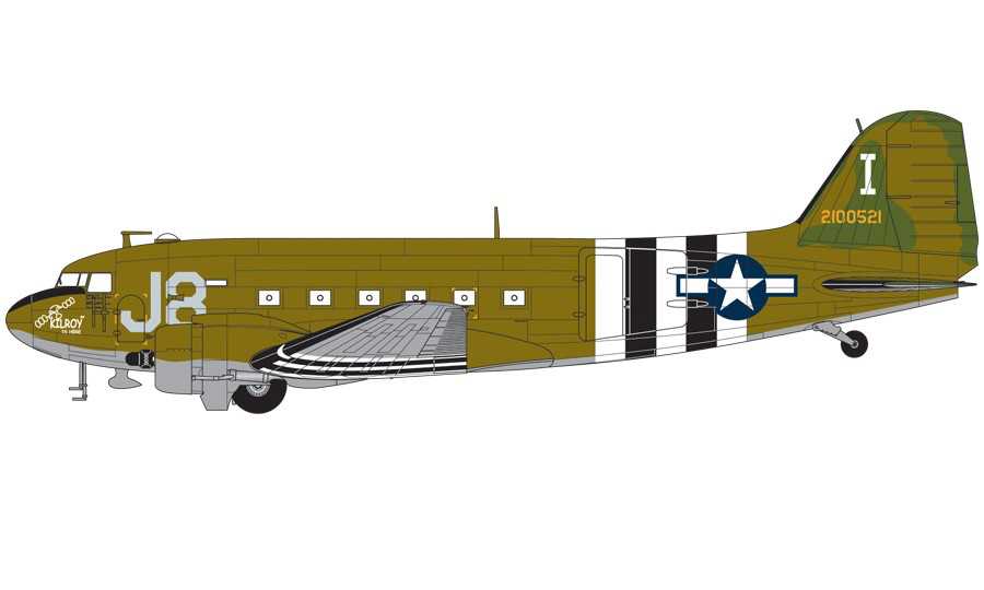 Classic Kit letadlo A08014 - Douglas C-47 A/D Skytrain (1:72)