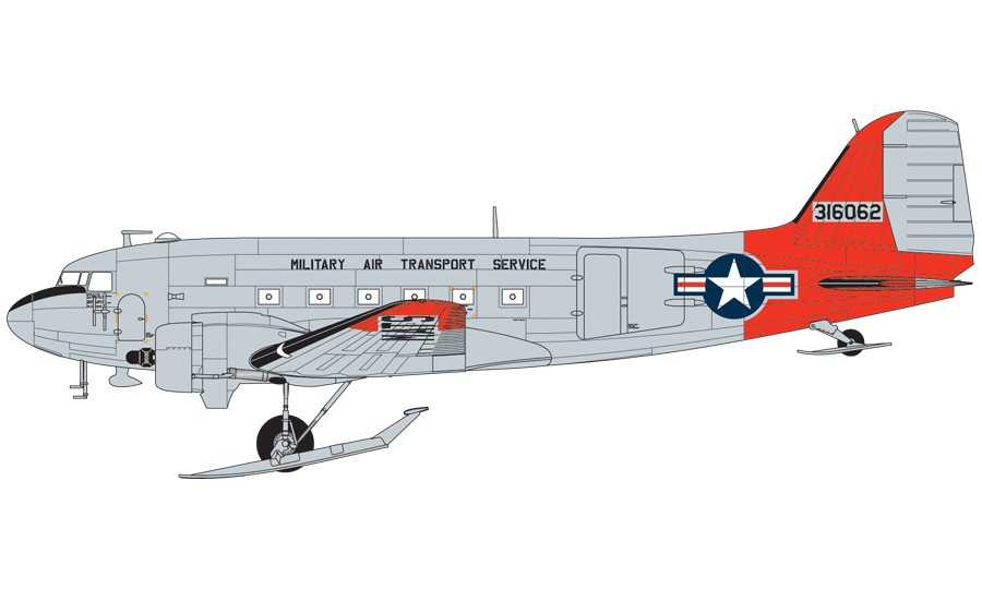 Classic Kit letadlo A08014 - Douglas C-47 A/D Skytrain (1:72)