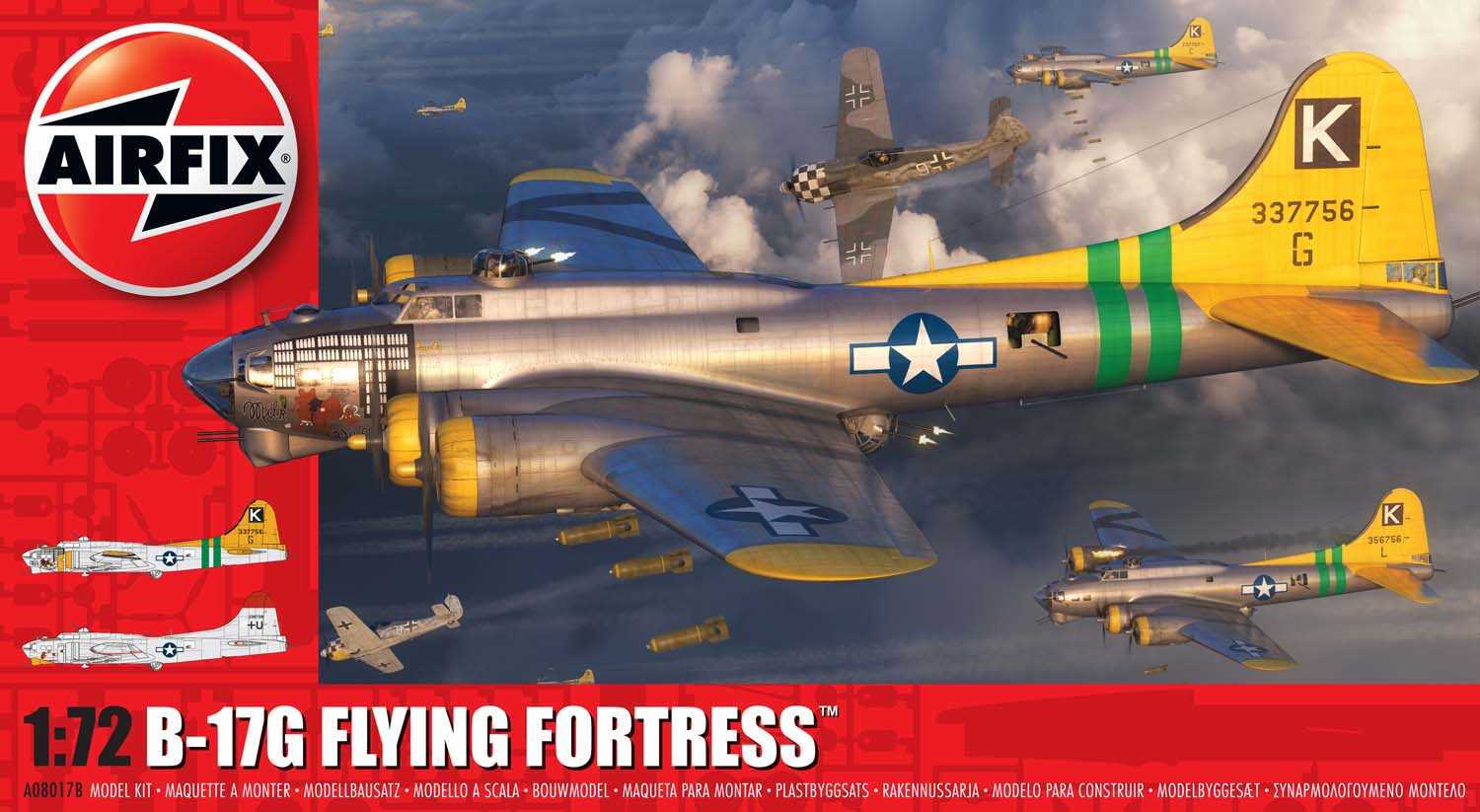 Classic Kit letadlo A08017B - Boeing B17G Flying Fortress (1:72)