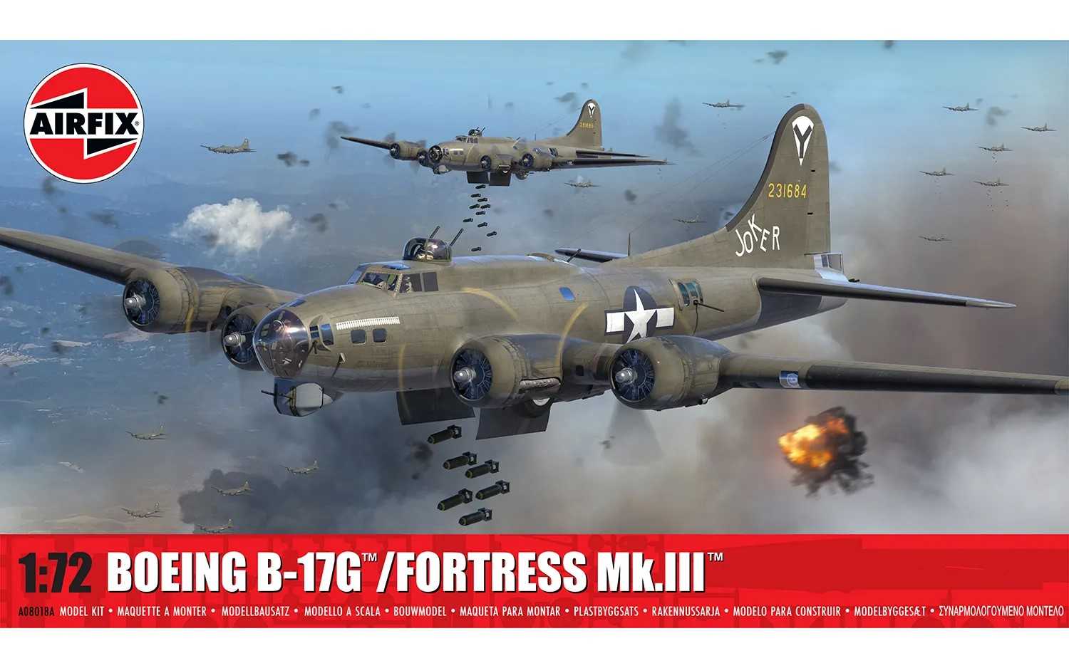 Classic Kit letadlo A08018A - Boeing B-17G / Fortress Mk.III (1:72)