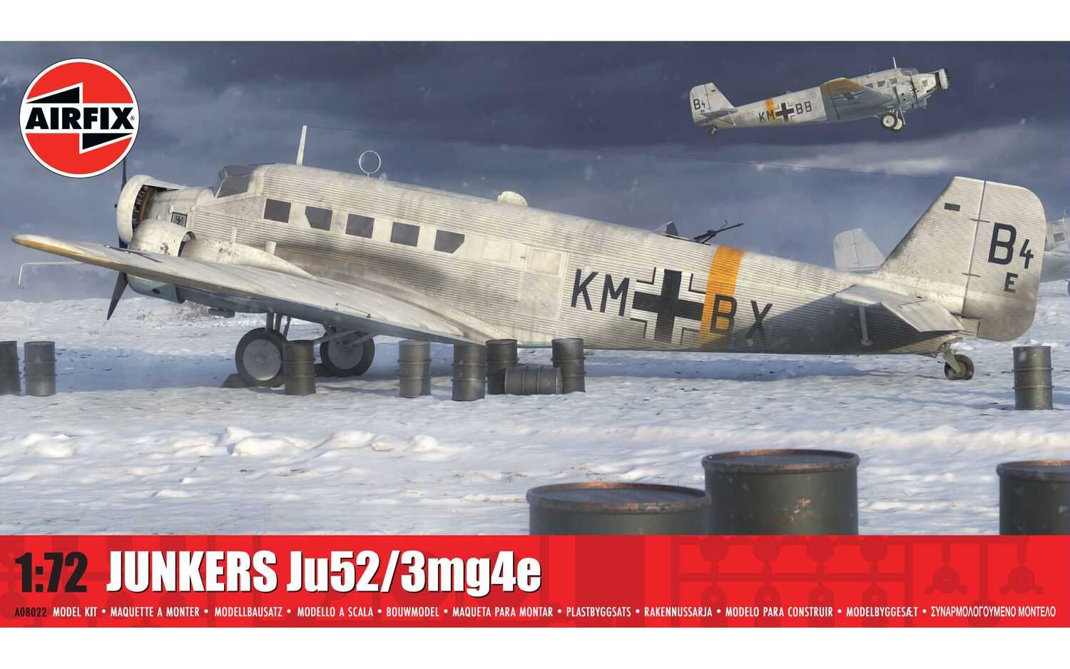 Classic Kit letadlo A08022 - Junkers Ju52/3mg4e (1:72)