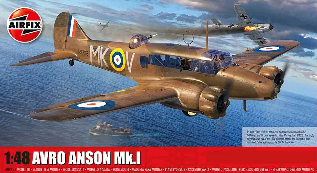 Classic Kit letadlo A09191 - Avro Anson Mk.I (1:48)