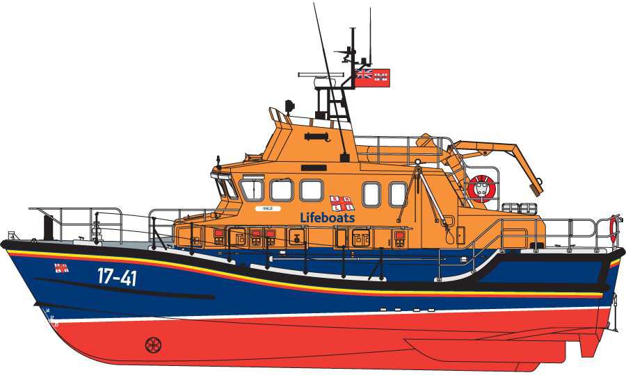 Classic Kit loď A07280 - RNLI Severn Class Lifeboat (1:72)