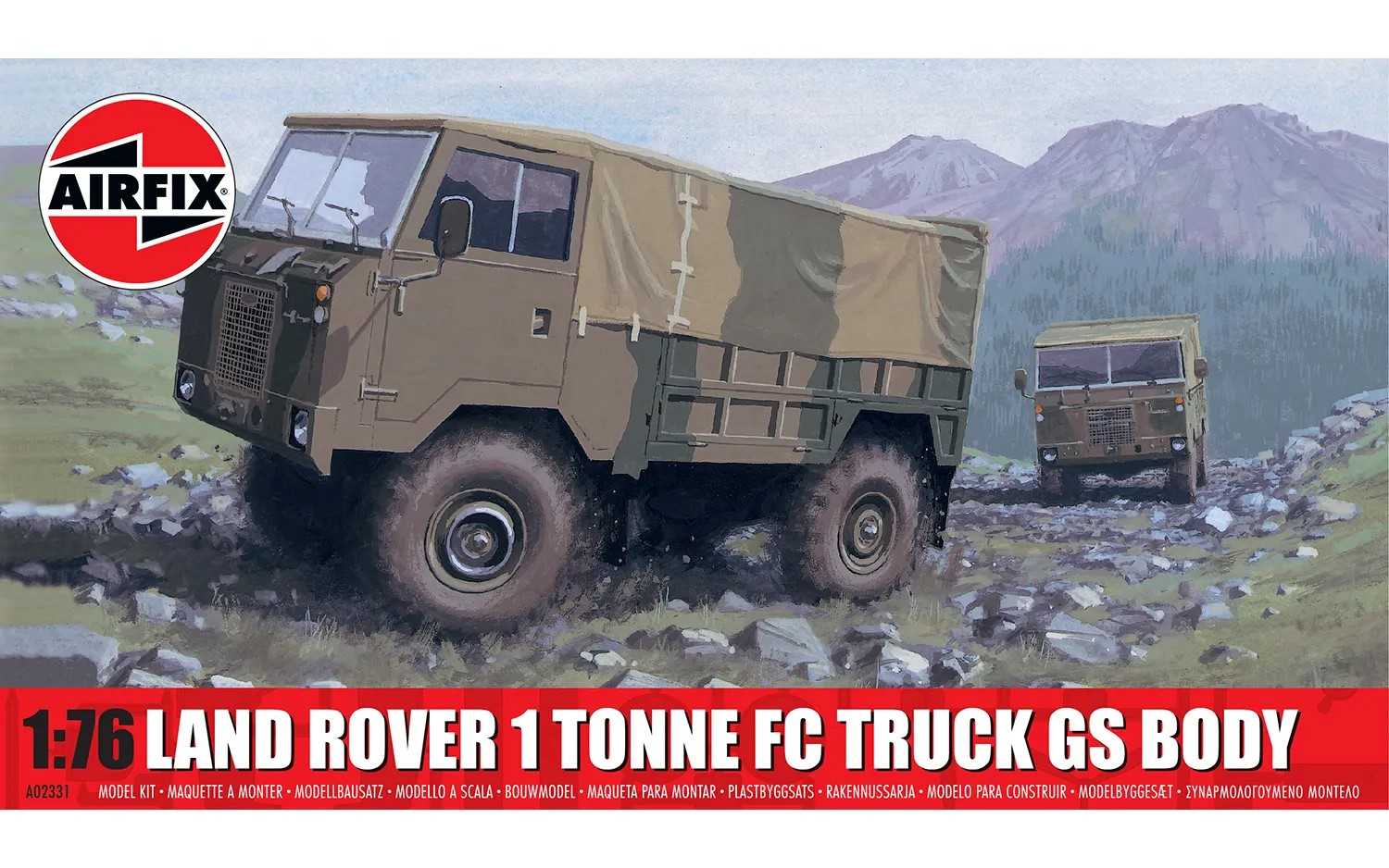 Classic Kit military A02331 - Land Rover 1 Tonne FC Truck GS Body (1:76)