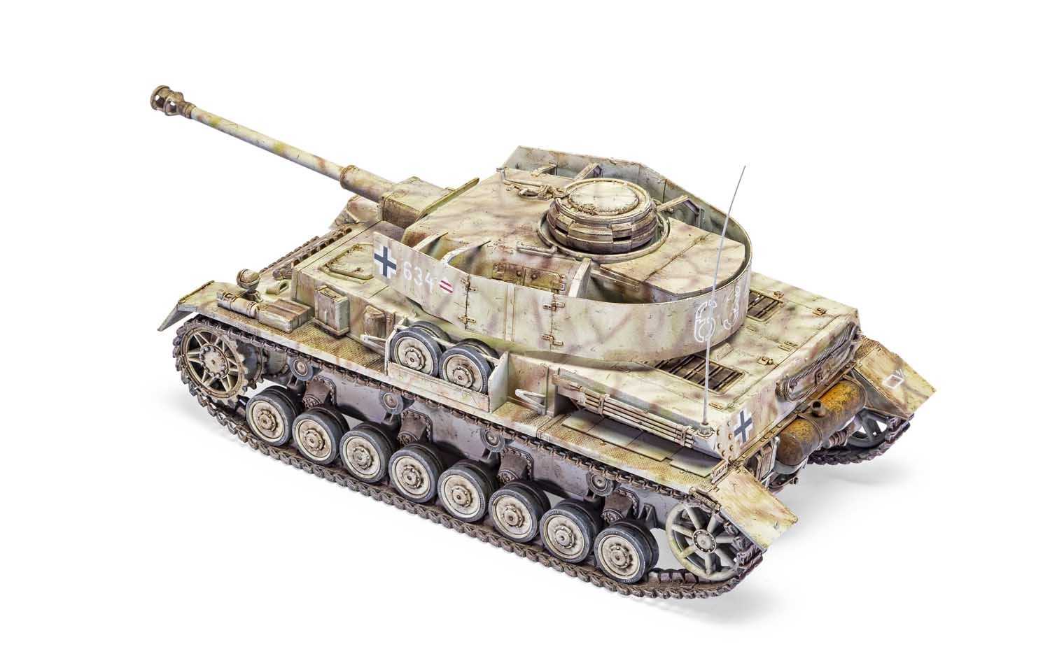 Classic Kit tank A1351 - Panzer IV Ausf.H, Mid Version (1:35)