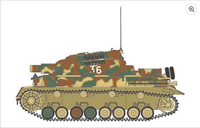 Classic Kit tank A1376 - Sturmpanzer IV Brummbar (Mid Version) (1:35)