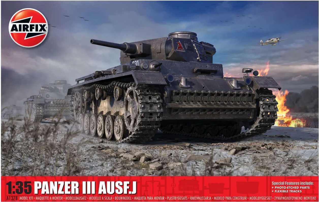 Classic Kit tank A1378 - Panzer III AUSF J (1:35)