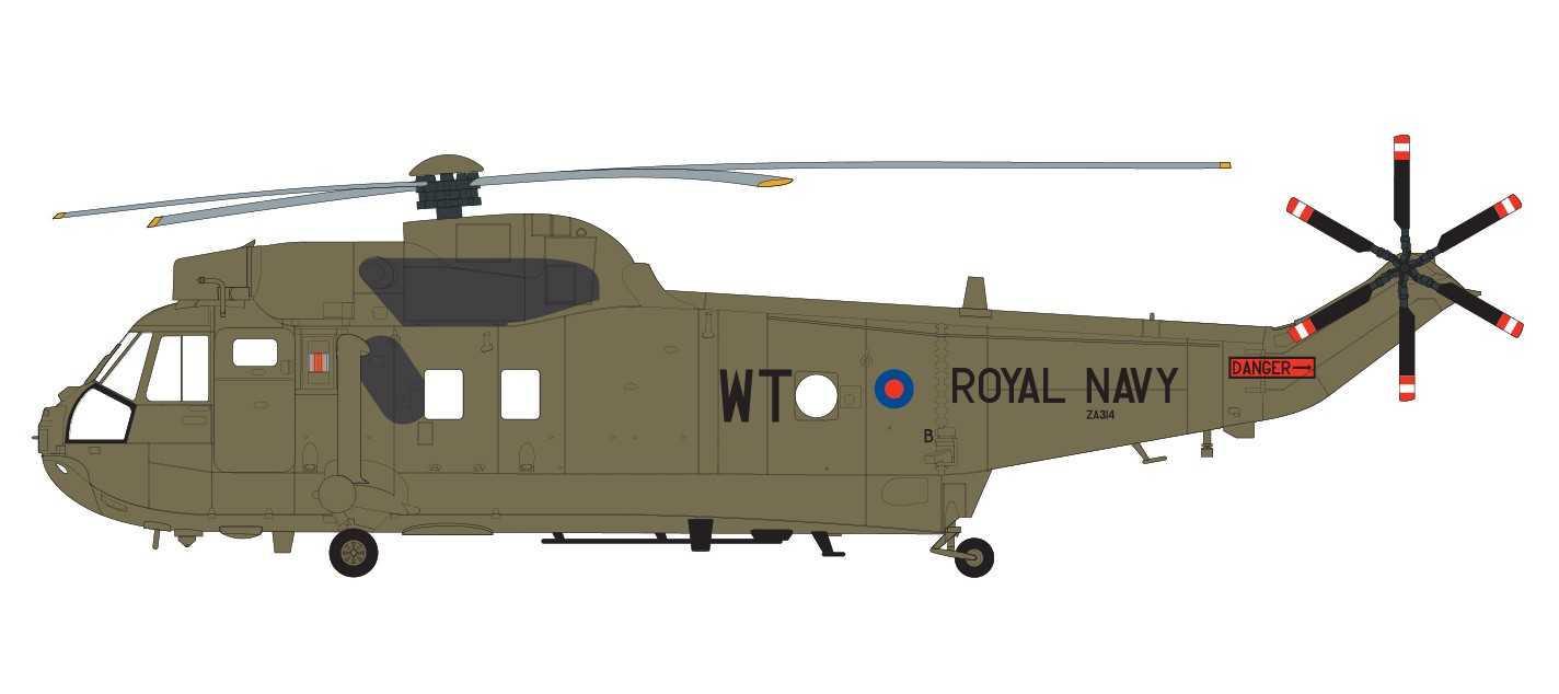 Classic Kit vrtulník A04056A - Westland Sea King HC.4 (1:72)