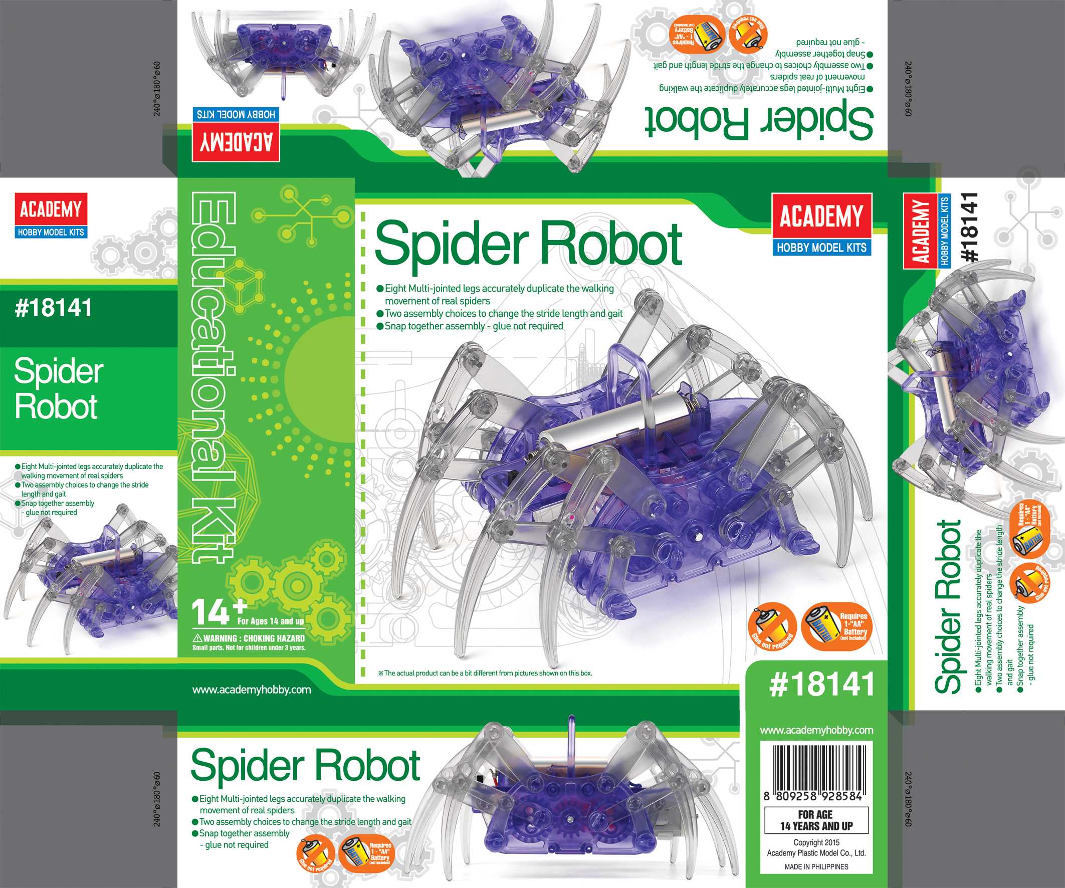 Educational Kit 18141 - SPIDER ROBOT