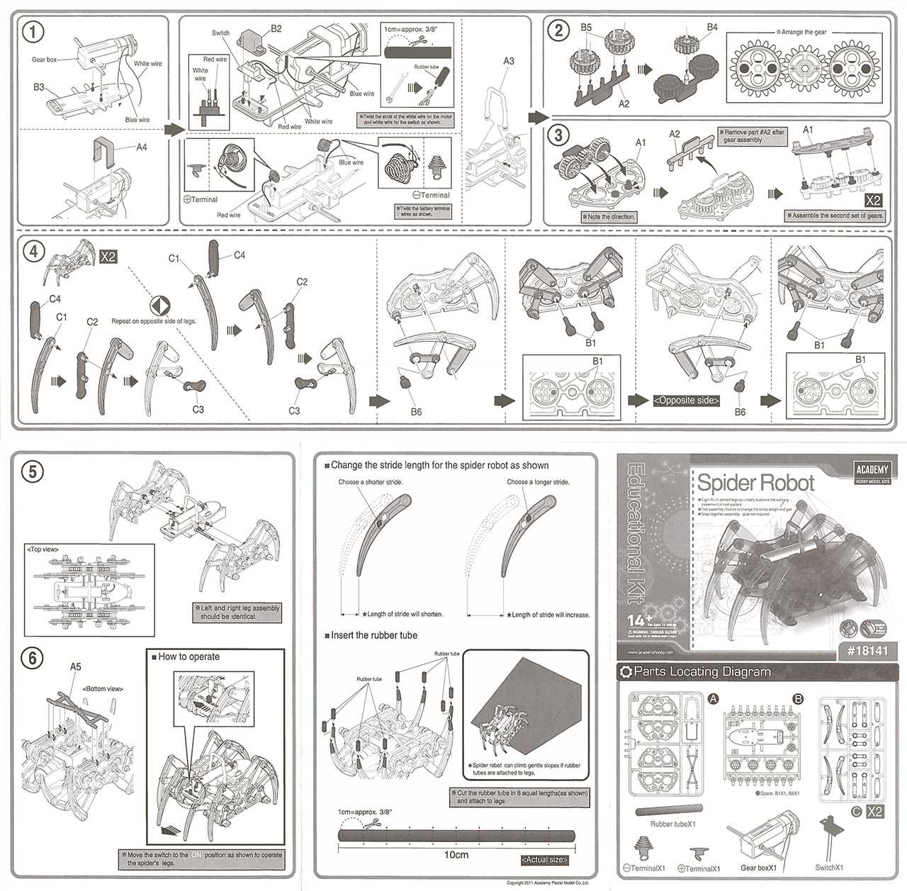 Educational Kit 18141 - SPIDER ROBOT