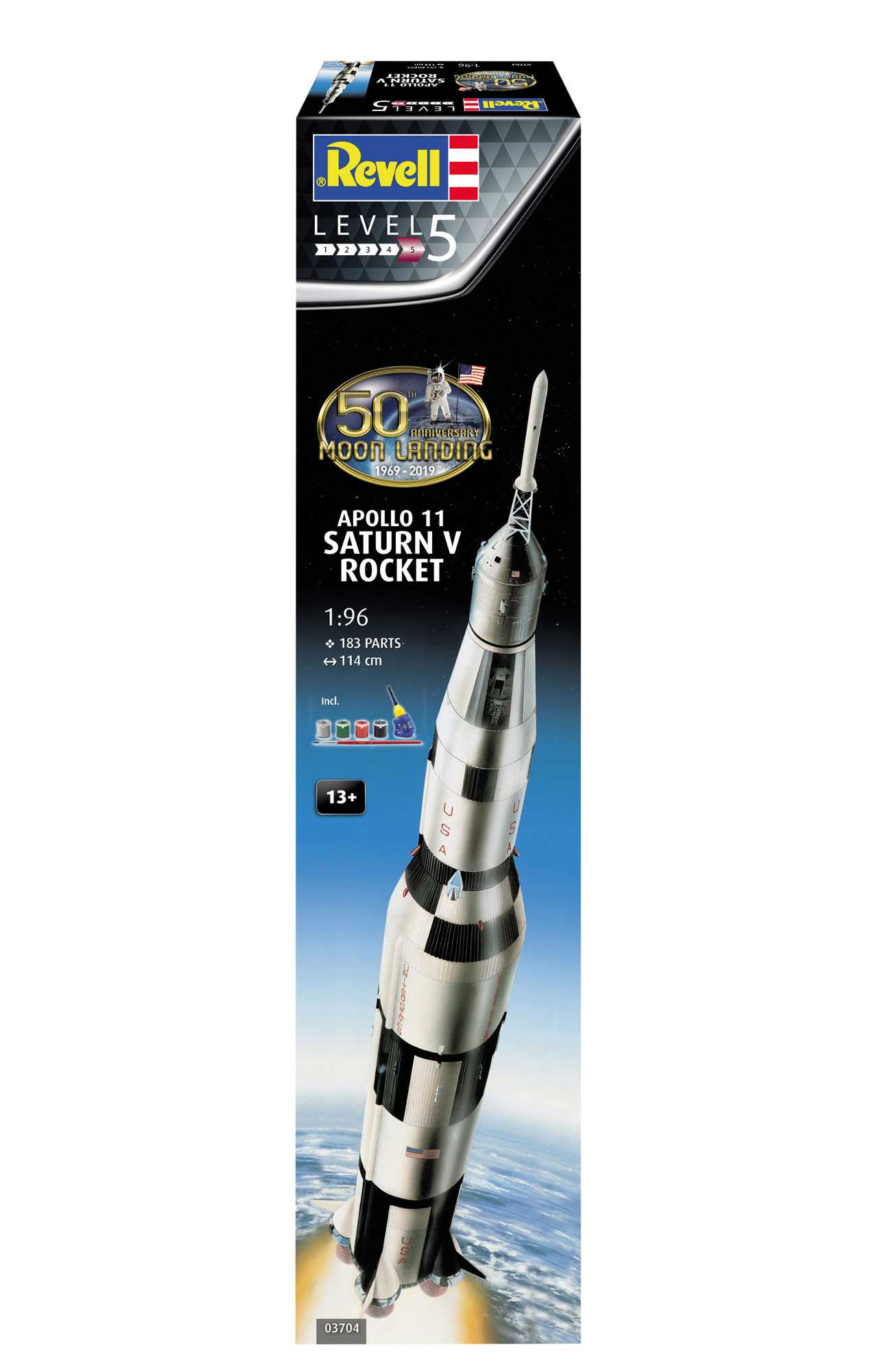 Gift-Set 03704 - Apollo 11 Saturn V Rocket (50 Years Moon Landing) (1:96)