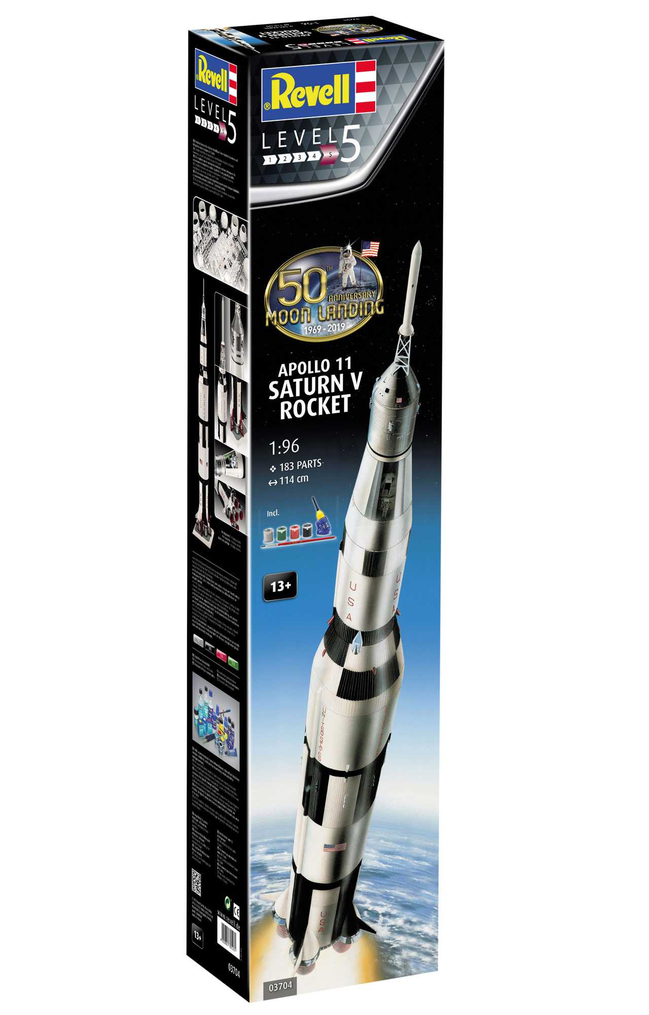 Gift-Set 03704 - Apollo 11 Saturn V Rocket (50 Years Moon Landing) (1:96)