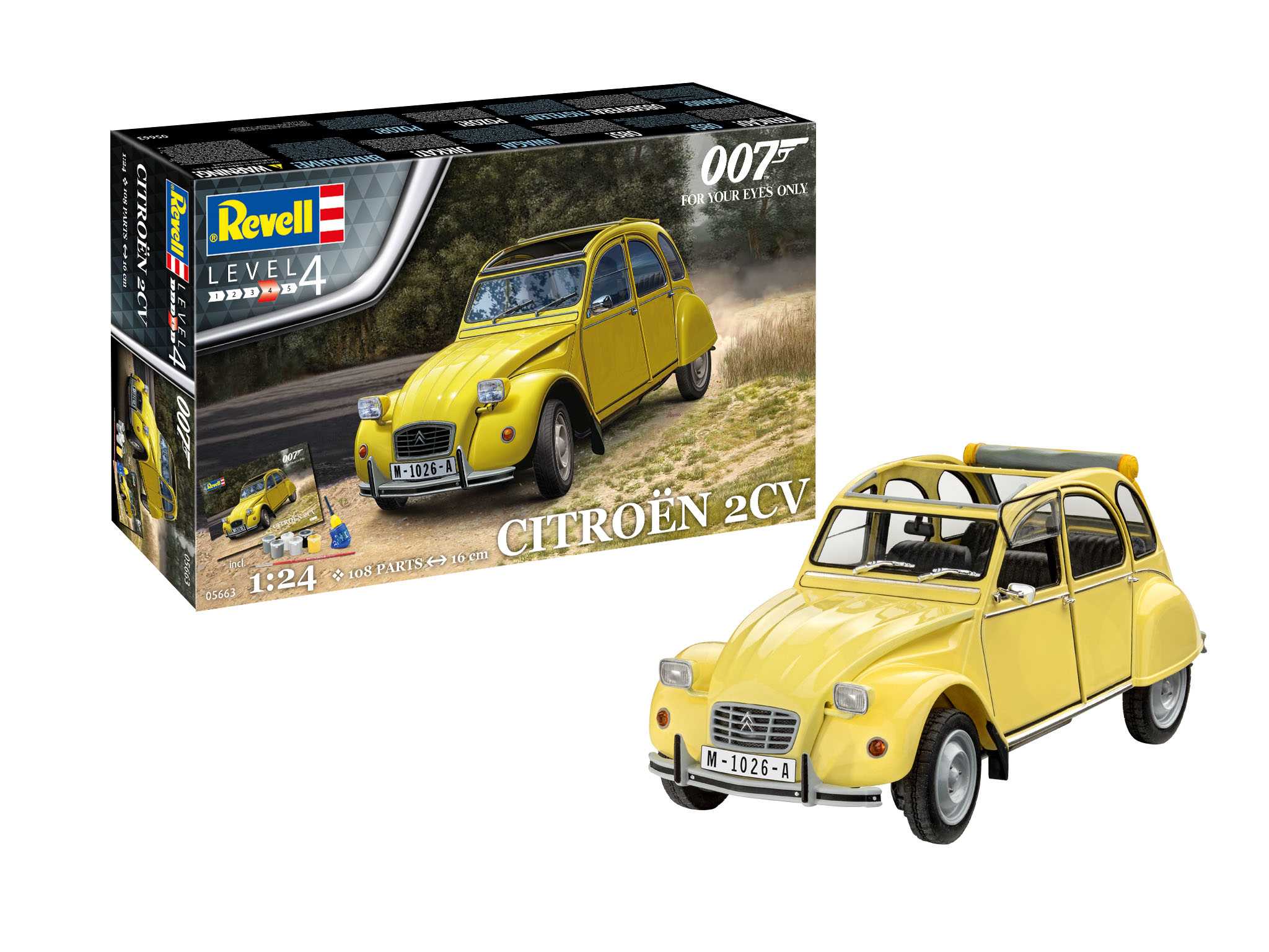 Gift-Set James Bond 05663 - "For Your Eyes Only" Citroen 2 CV (1:24)