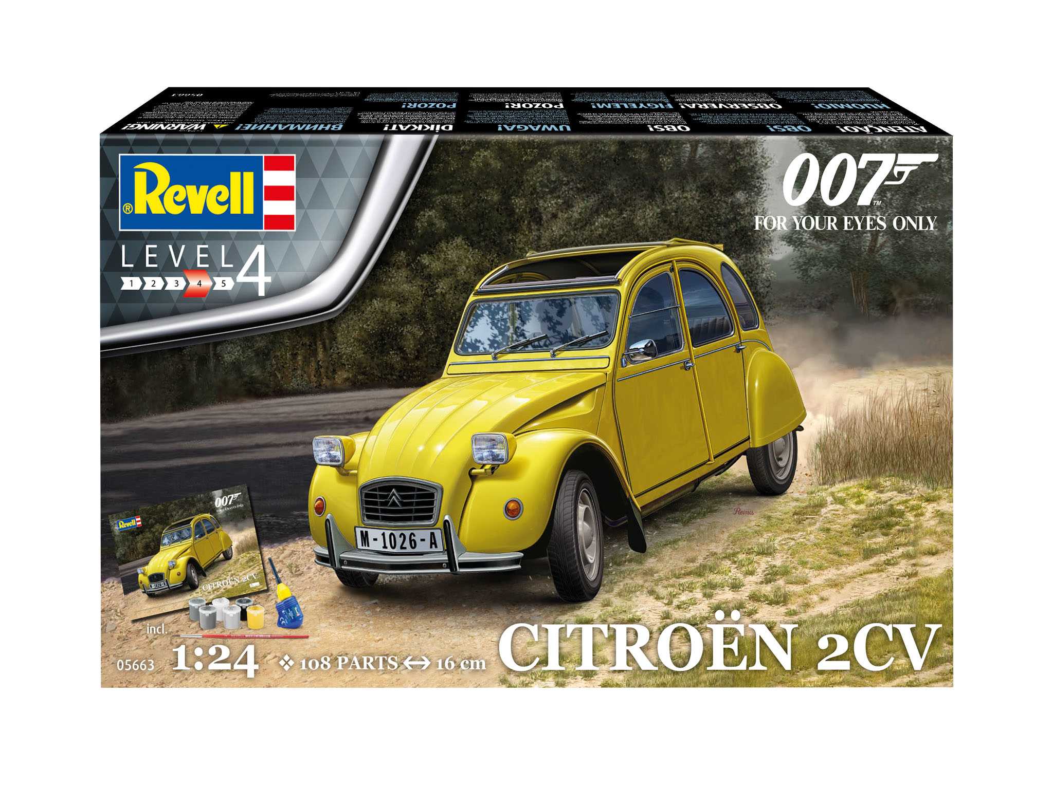 Gift-Set James Bond 05663 - "For Your Eyes Only" Citroen 2 CV (1:24)
