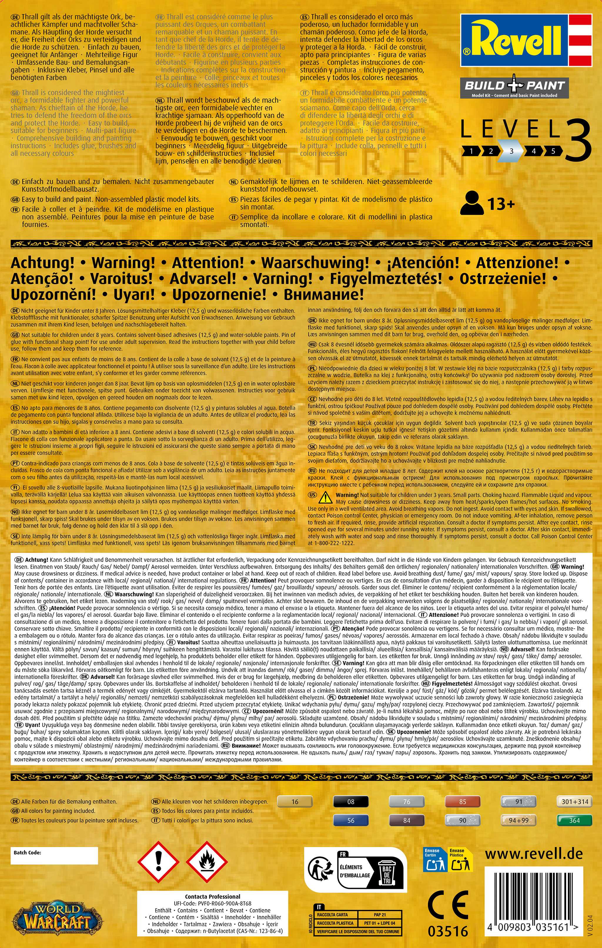 Gift-Set WoW 03516 - The Orc Thrall (1:16)