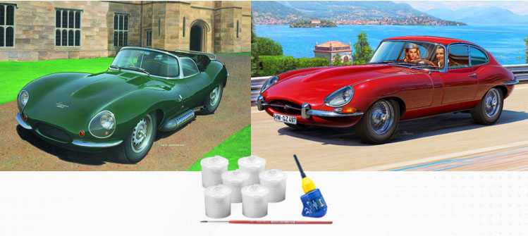 Gift-Set auta 05667 - "100 Years Jaguar" (1:24)