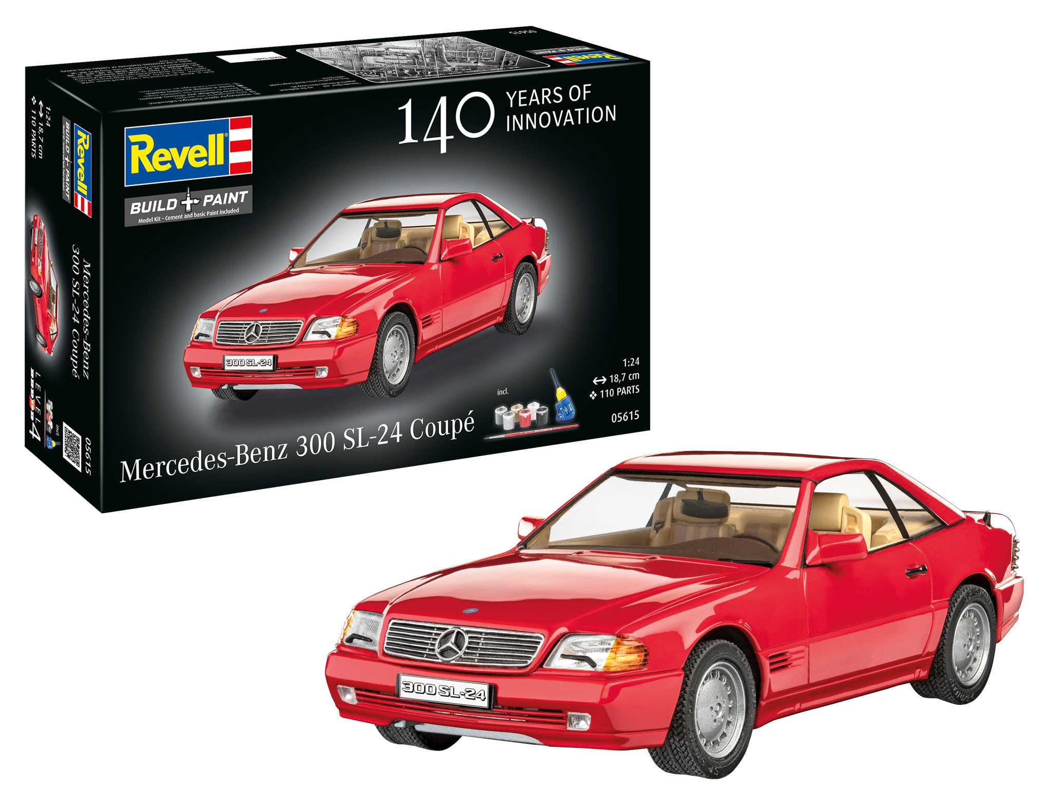 Gift-Set auto 05615 - Mercedes-Benz 300 SL-24 Coupé (100th Anniversary) (1:24)