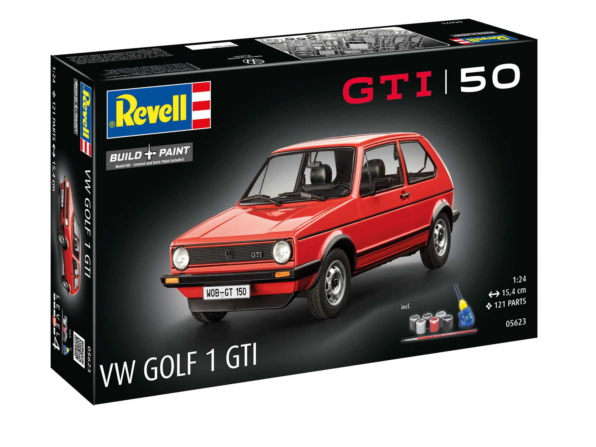 Gift-Set auto 05623 - Golf 1 GTi (50th Anniversary) (1:24)