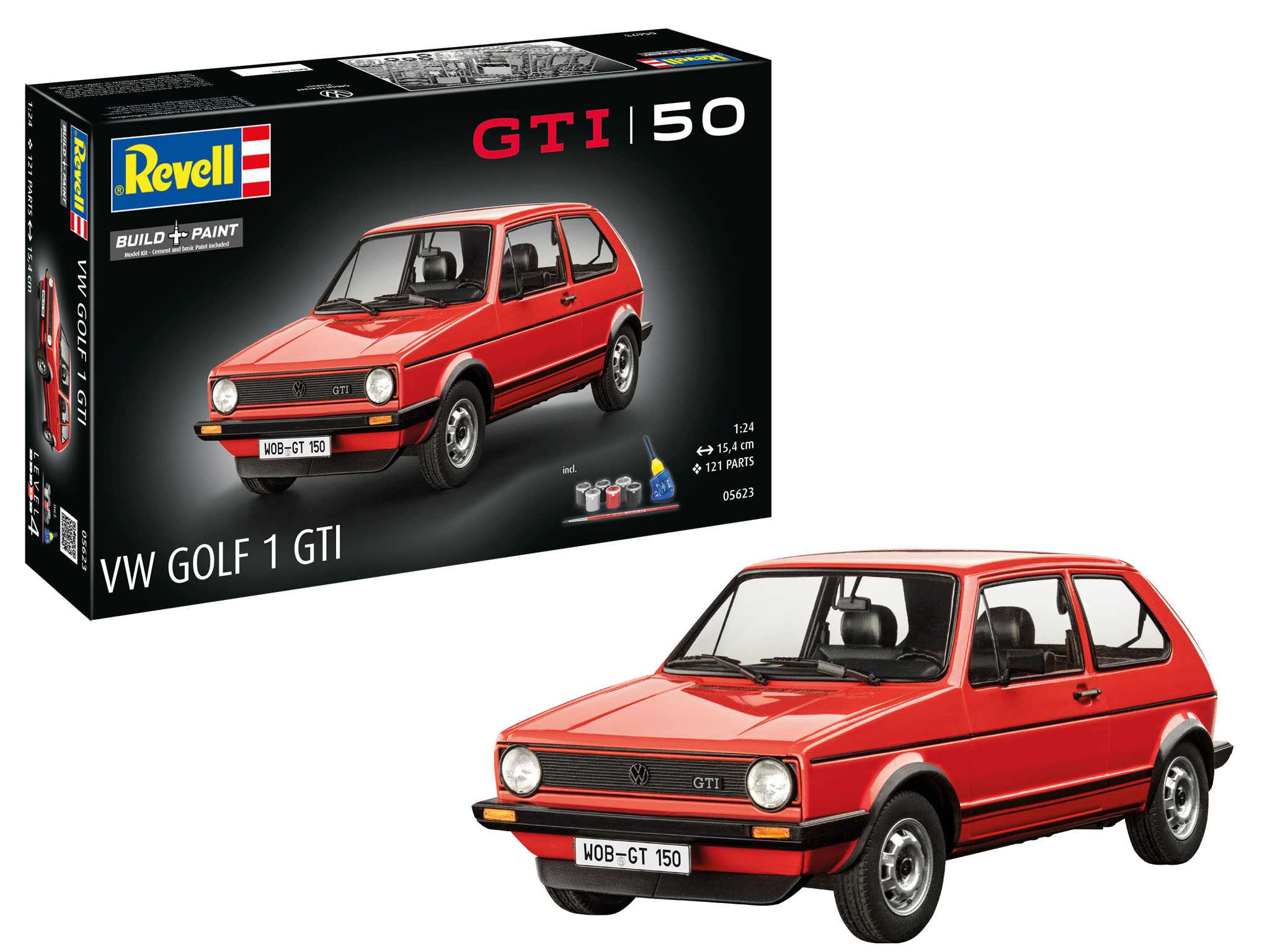 Gift-Set auto 05623 - Golf 1 GTi (50th Anniversary) (1:24)