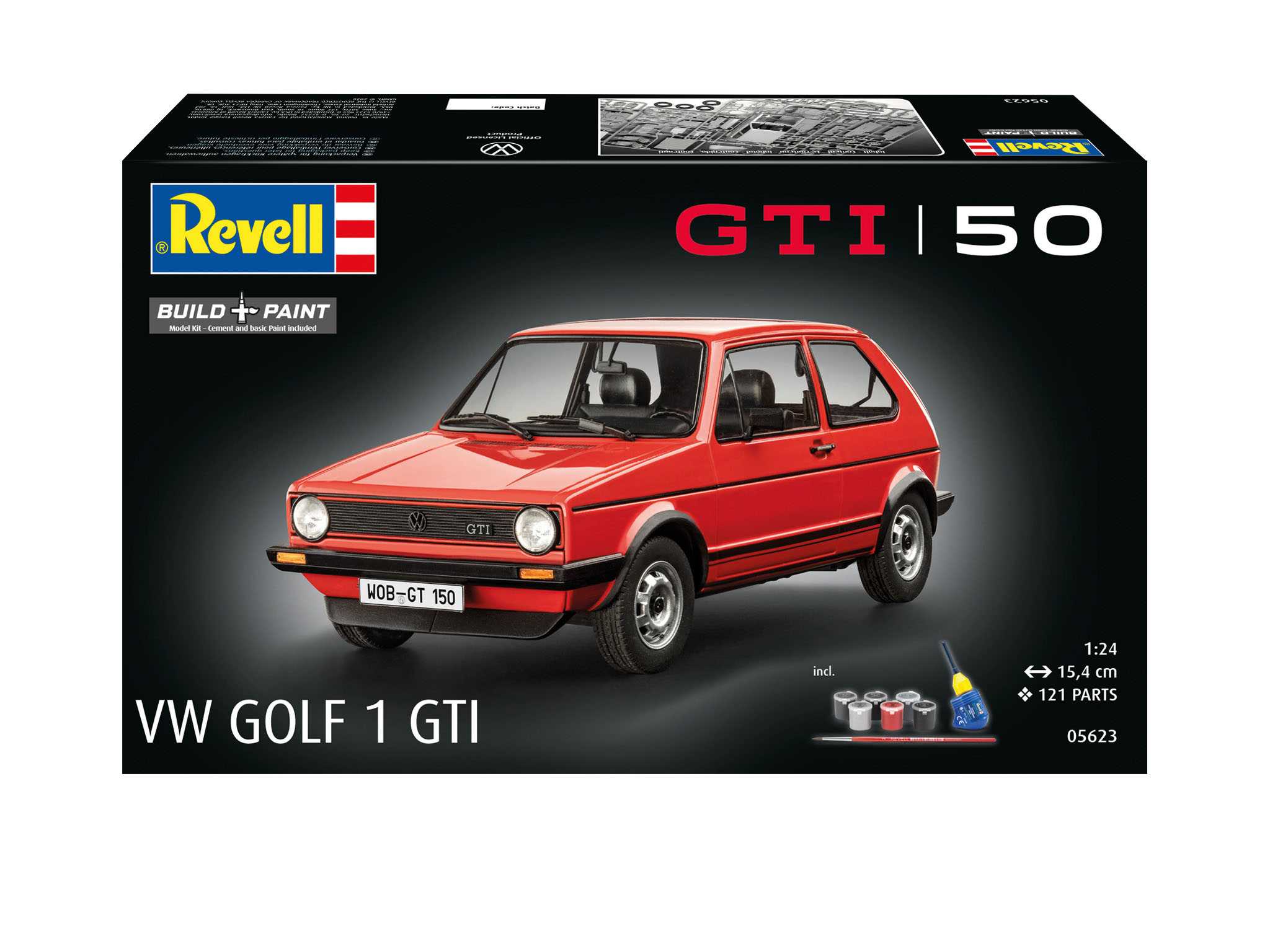 Gift-Set auto 05623 - Golf 1 GTi (50th Anniversary) (1:24)
