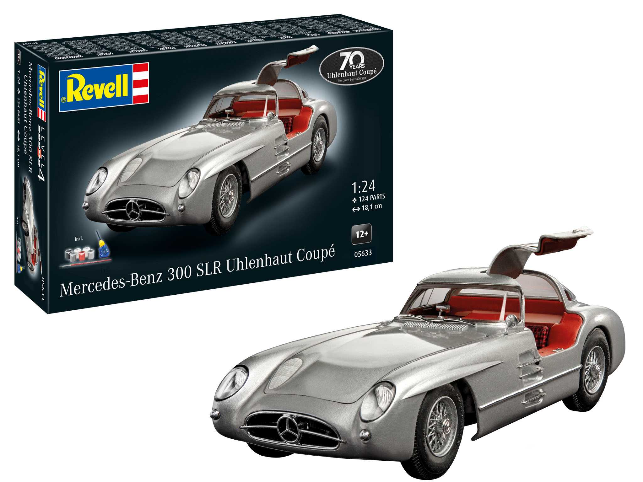Gift-Set auto 05633 - Mercedes-Benz 300 SLR (70th Anniversary) (1:24)
