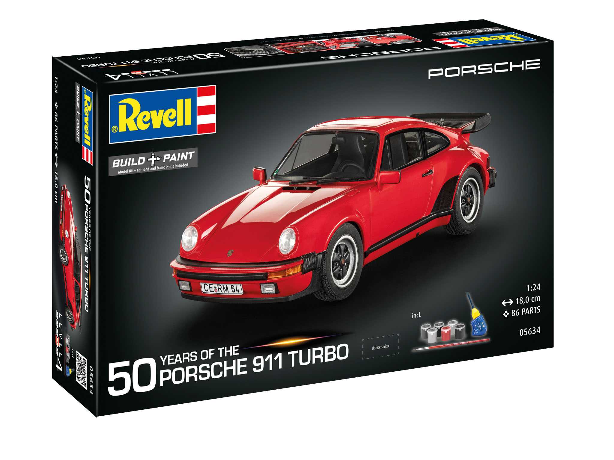 Gift-Set auto 05634 - Porsche 911 Turbo (50th Anniversary) (1:24)