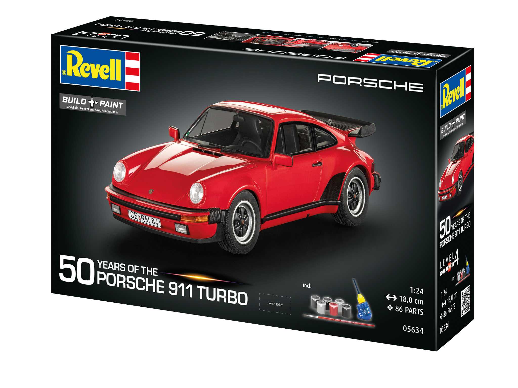 Gift-Set auto 05634 - Porsche 911 Turbo (50th Anniversary) (1:24)