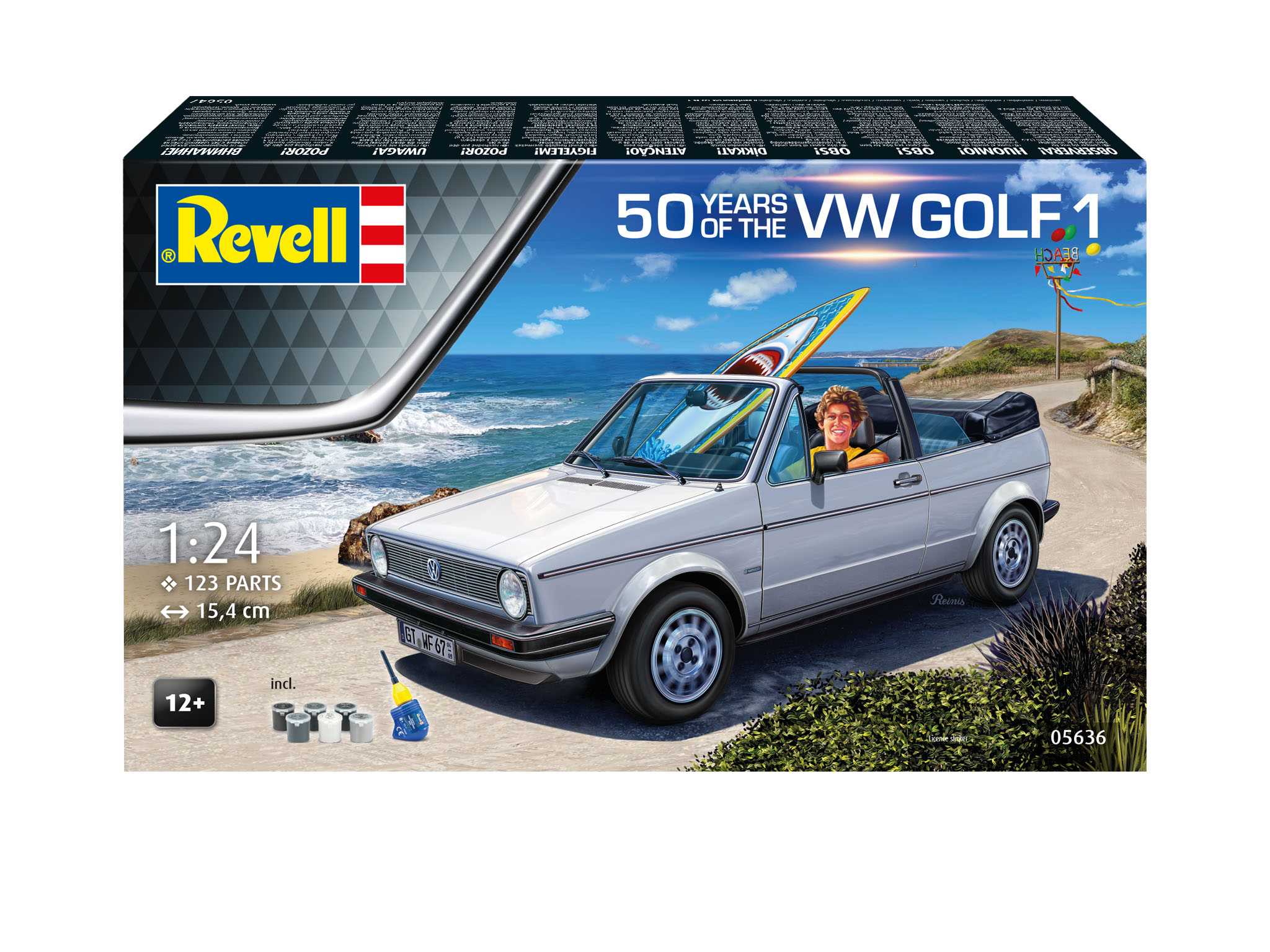 Gift-Set auto 05636 - 50 Years of the VW Golf 1 (1:24)