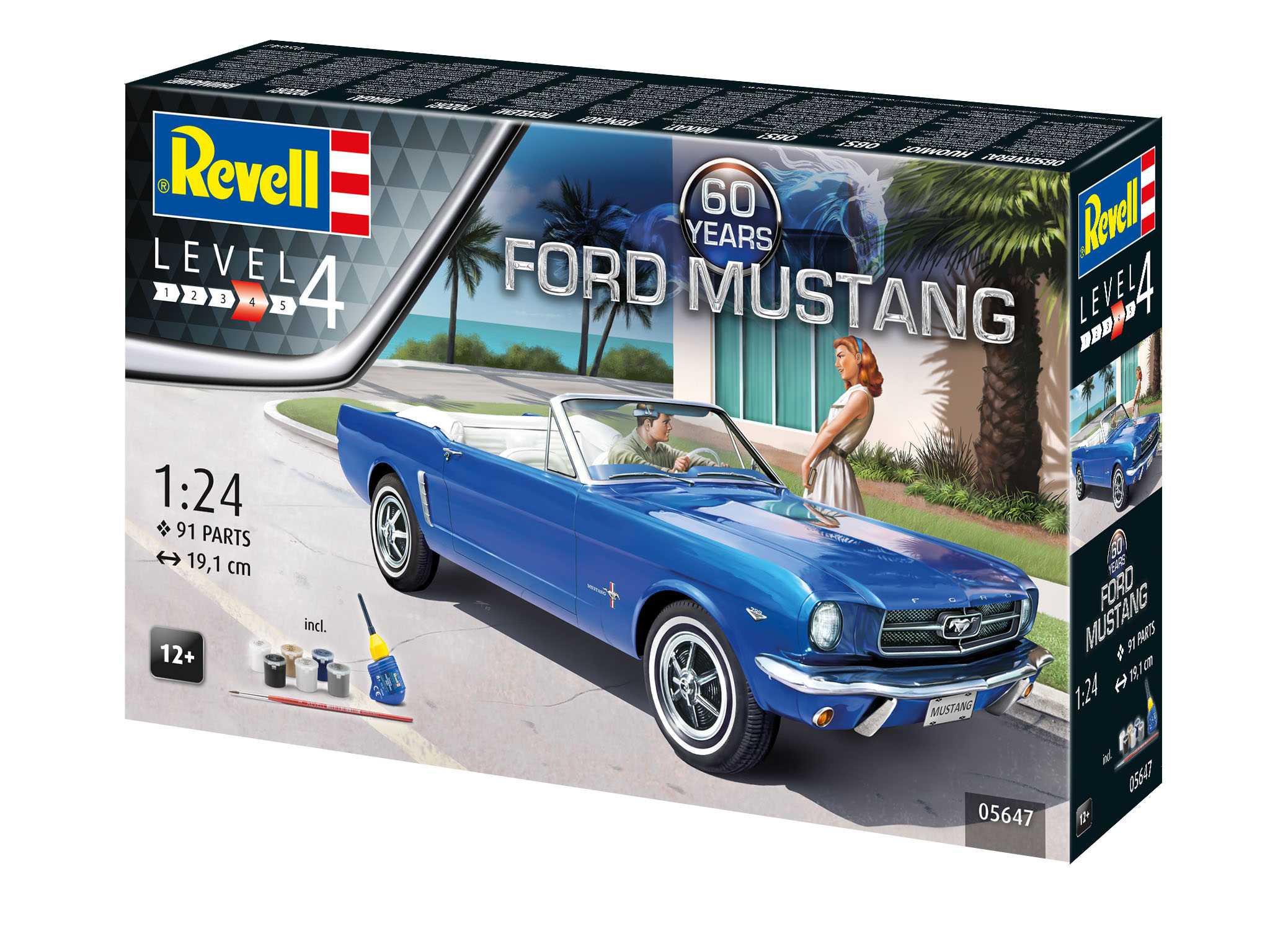 Gift-Set auto 05647 - 60th Anniversary Ford Mustang (1:24)