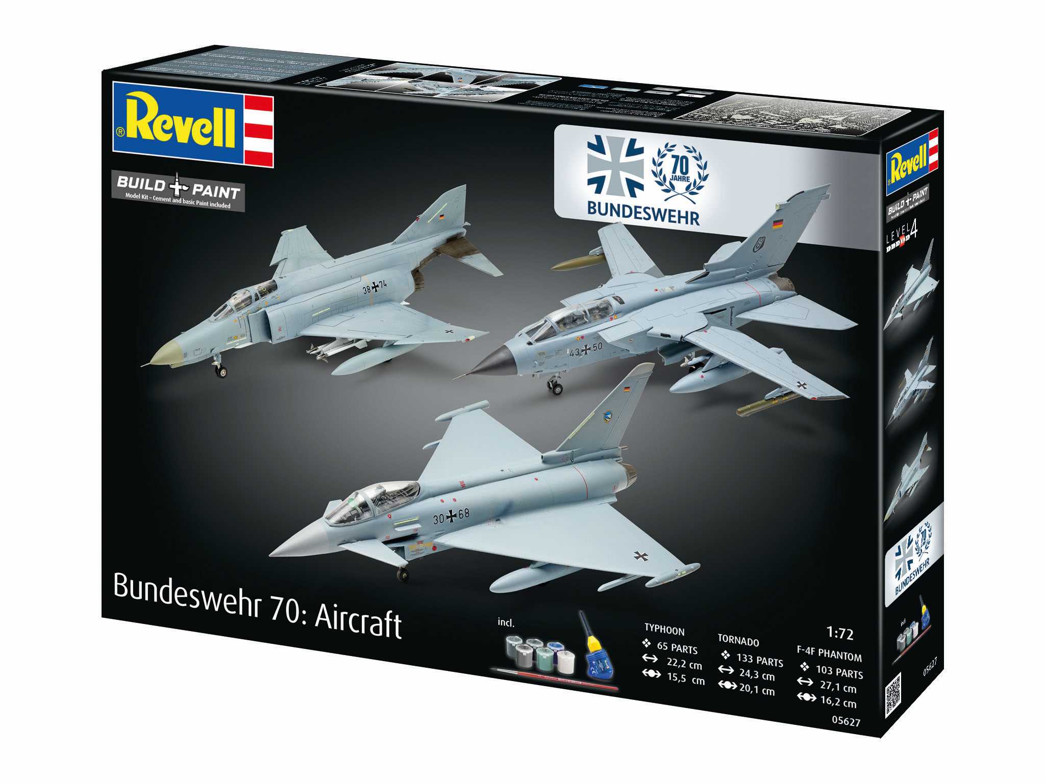 Gift-Set letadla 05627 - 70 Years Bundeswehr: Aircraft (1:72)