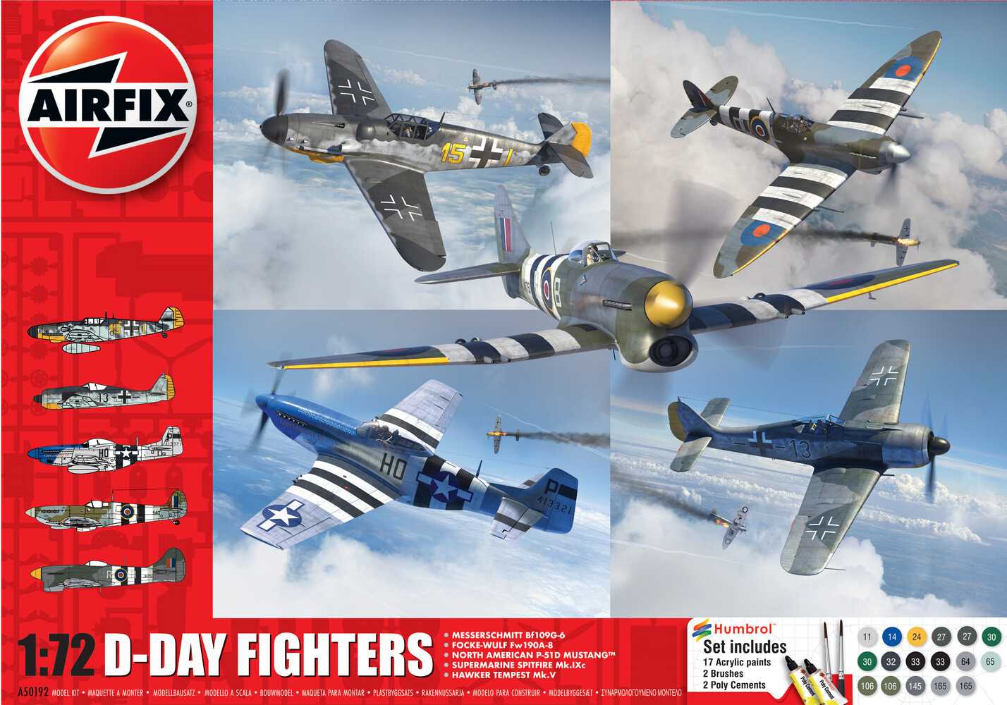 Gift Set letadla A50192 - D-Day Fighters (1:72)