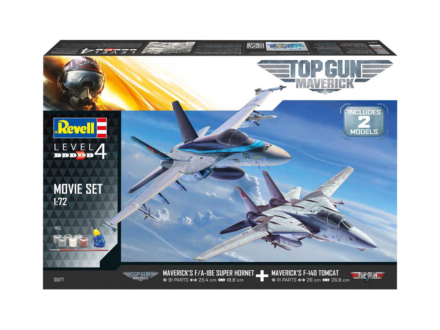 Gift-Set letadlo 05677 - Top Gun 2 Movie Set (1:72)