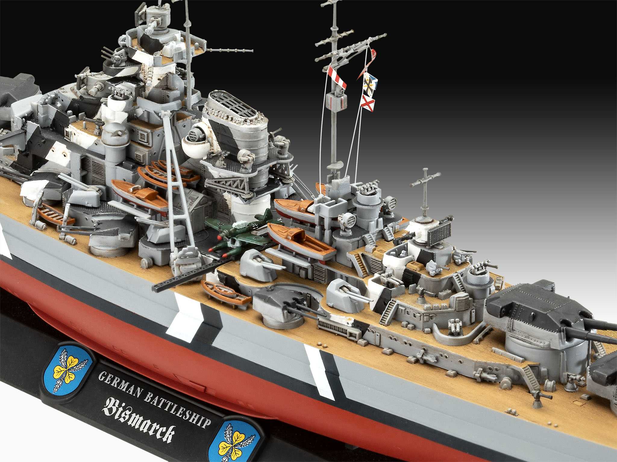 Gift-Set loď 05637 - The Legendary Bismarck (1:700 + 1:1200)